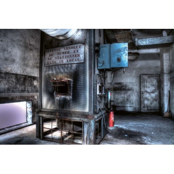 DIMEX ART s. r. o Флизелинов фототапет котелно помещение 375 x 250 см