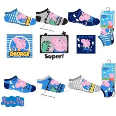 Sun City chlapecké ponožky PEPPA PIG 3 pack assort vícebarevné