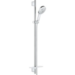GROHE Rainshower SmartActive - Комплект душ-глава 130, 9, 5 л/мин, 3 режима на струята, штанга 90 см и маркуч, хром 26548000 (26548000)
