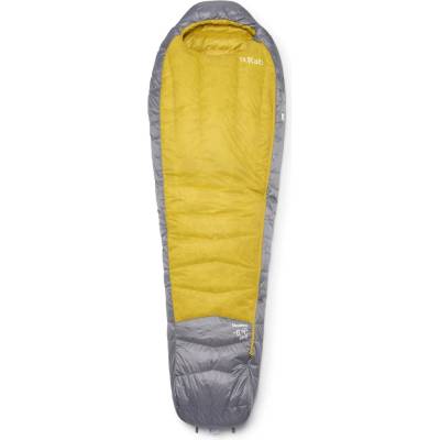 Rab Дамски пухен спален чувал Rab Women's Neutrino -6C / 20F Down sleeping bag - Zinc / Dark Pollen - размер Long (513-1942-0112)