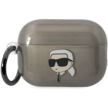 Karl Lagerfeld Кейс Karl Lagerfeld KKLAP2HNIKTCK за AirPods Pro 2, черен / черен, Ikonik Karl Lagerfeld (KF001505-0)