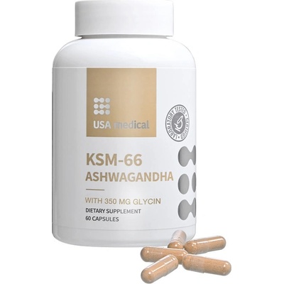 USA medical KSM-66 Ashwagandha 60 kapslí