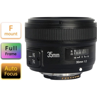 Yongnuo YN35mm F2N pro fotoaparát Nikon s bajonetem F