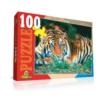 Image 1 of Славена Пъзел 100 елемента с тигър