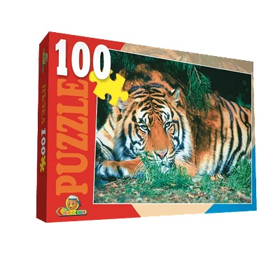 Славена Пъзел 100 елемента с тигър