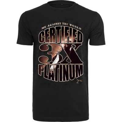 Mister Tee Мъжка тениска в черно Мister Tee Tupac Me Against the World PlatiniumUB-MT1479-00007 - Черен Tupac, размер XS