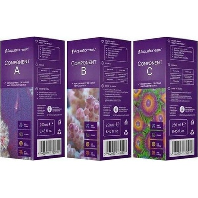 Aquaforest Component A B C 3x250 ml