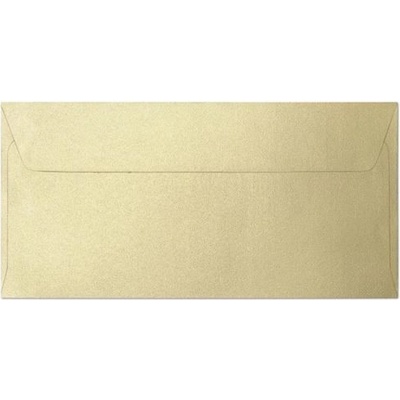 Obálky DL Pearl zlaté 120g, 10ks, Galeria Papieru
