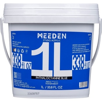 Meeden 34.1214 АКРИЛНА боя 14 Phthalo Blue 1000 ml 1 бр (34.1214)