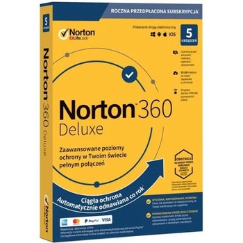 Image 1 of Symantec Norton 360 Deluxe (1 User/5 Device/1 Year) (21394338)