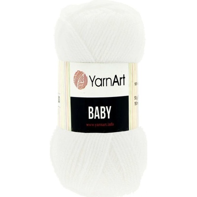 YarnArt Baby 501 biela