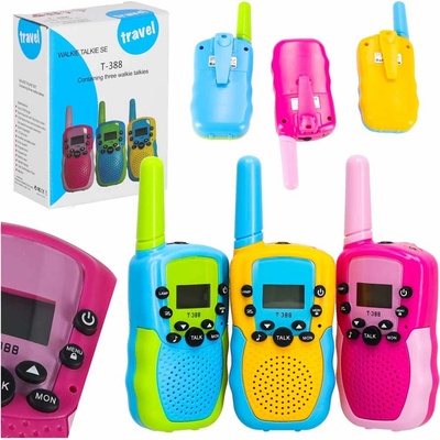 KIK Detské Walkie Talkie 3 ks