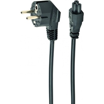 Gembird PC-186-ML12-0, 5M Захранващ кабел (C5) одобрен от VDE 0, 5m черен (PC-186-ML12-0.5M)