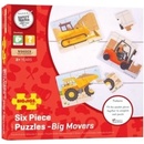 Bigjigs Toys 3v1 stavebné stroje