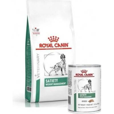 Royal Canin Dog satiety Support 6 kg a Satiety Weight Management konzervy 12 x 0,41 kg