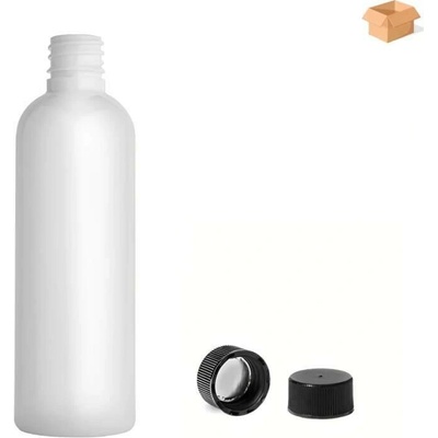 Via Plastová lahvička bílá s černým uzávěrem 100 ml 400 ks