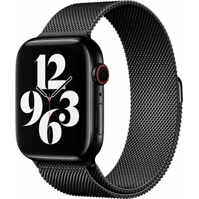 Eternico Elegance Milanese na Apple Watch 38 mm/40 mm/41 mm black AET-AWMNS-bl-38