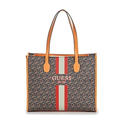 Guess velké kabelky Nákupní tašky SILVANA TOTE Černá
