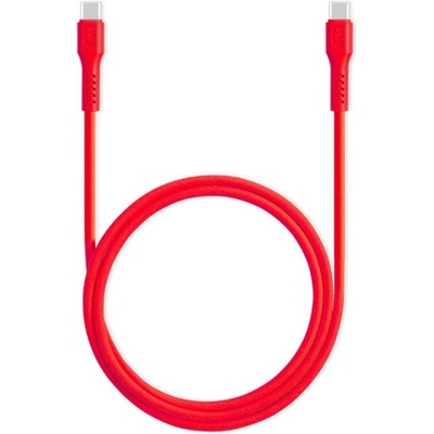 Ttec Data кабел ttec USB-C to USB-C 60W PD 120cm, Neon червен