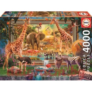 Image 1 of Educa Пъзел educa 19285 - 4000 части - Саваната оживява (edu19285)