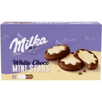 Milka Бисквити MIlka white choco minis 100гр