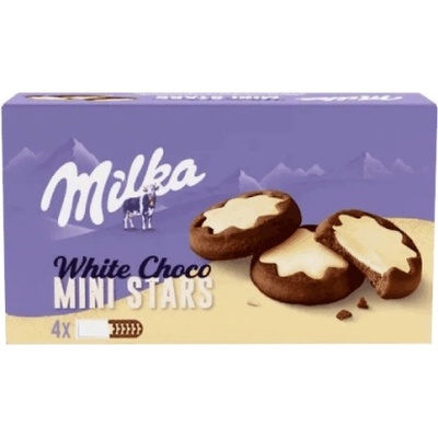 Milka Бисквити MIlka white choco minis 100гр