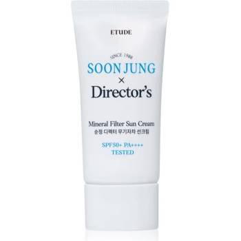 Etude House SoonJung X Directors Sun Cream минерален защитен крем за лице и чувствителни зони SPF 50+ 50ml