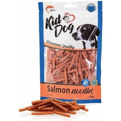 KIDDOG masové nudličky losos pro malé psy a kočky 80 g