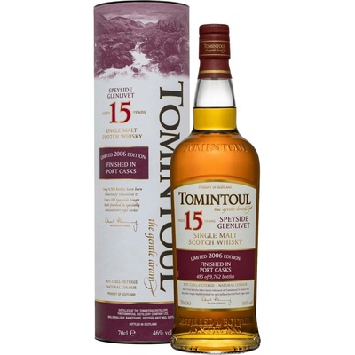 Tomintoul 2006 15y Port Cask Finish 46% 0,7 l (tuba)