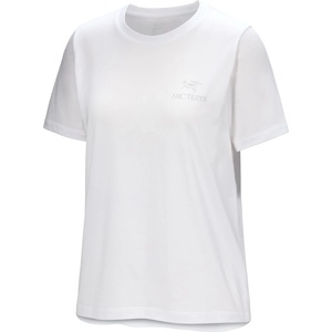 Arc'teryx Дамска тениска Arc'teryx Women's Kragg SL Cotton Emblem Crew S/S T-shirt - White Light - размер XL (916-6933-0415)