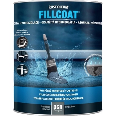 FILLCOAT WATERPROOFING - Vodotesný pružný náter dark grey 1 L