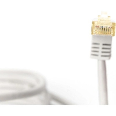 ASSMANN Пач кабел Assmann DK-1644-A-05090, S-FTP, Cat. 6a, 5м, бял, ъглов (DK-1644-A-05090)