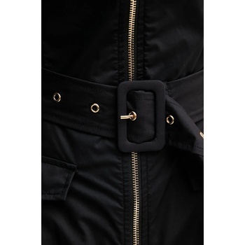 Gaudi Памучна рокля Gaudi в черно среднодълга разкроена 511FD15017 (511FD15017)