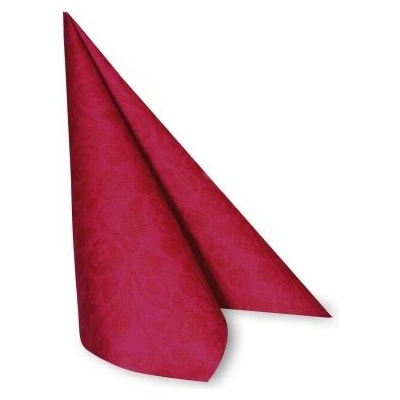 PAP-Airlaid Ubrousek FSC Mix PREMIUM Dekor-R červený 50ks 40x40cm