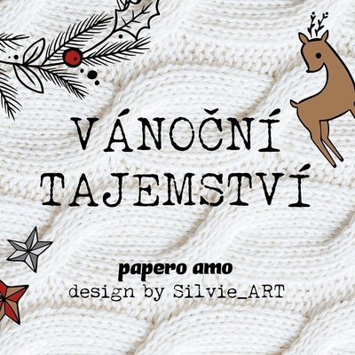 PAPERO AMO ♥ Kreativní sada VÁNOČNÍ TAJEMSTVÍ