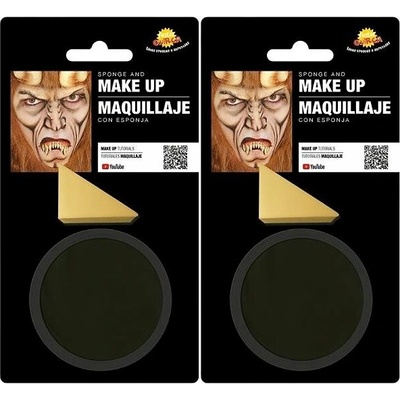 Guirca černý make up s houbou halloween 18 g