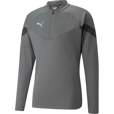 Puma Teamfinal Training 1/4 Zip Top sivá