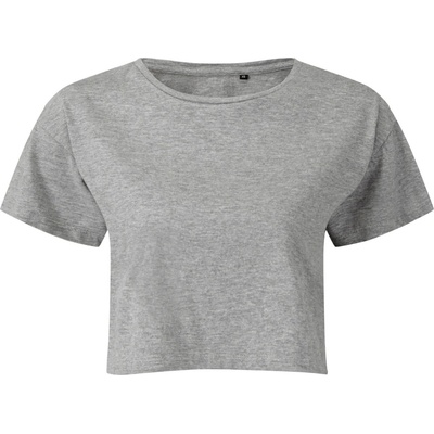 Dámský Crop Top Tri Šedý melír