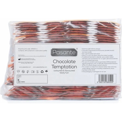 Pasante 144 бр. Ароматни презервативи Pasante Chocolate
