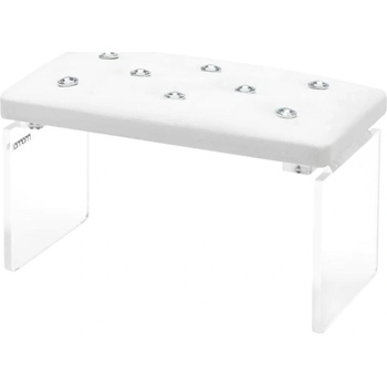 Momo Opierka na manikúru Diamond Velour biela