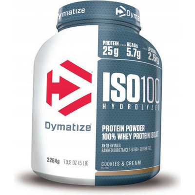 Dymatize Iso 100 Hydrolyzed Whey Protein Isolate 2264 g