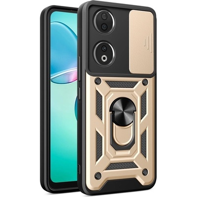VSETKONAMOBIL 68209 RING CAMERA Kryt s držiakom pre Honor 90 5G zlatý