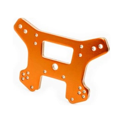 Traxxas Алуминиева предна амортисьорна кула Traxxas, анодизирана в оранжево