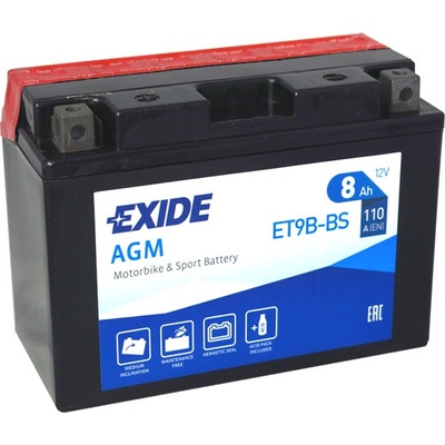 Exide YT9B-BS, ET9B-BS