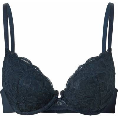 Tchibo podprsenka push-up s krajkou modrá