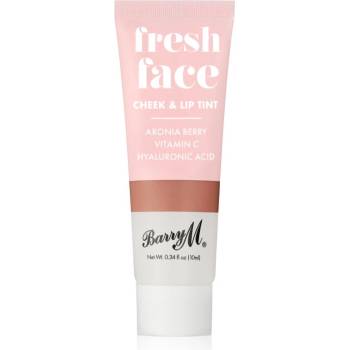 Barry M Fresh Face течен руж и блясък за устни цвят Caramel Kiss 10ml