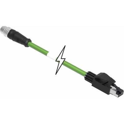 Molex upravený zástrčkový konektor pro senzory - aktory, 1201080203, piny: 4, 2.0 m, 1 ks