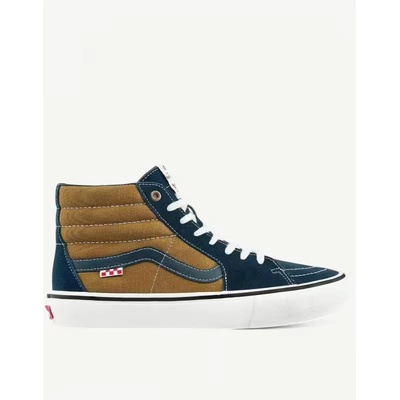 Vans x Dane Reynolds Skate Sk8-Hi Shoes Navy/Brown