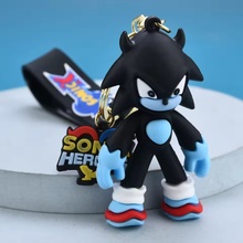 Přívěsek na klíče Ježek Sonic Shadow s poutkem a karabinou 22 cm