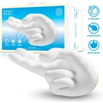 Engily Ross Flirty Hand Heated Finger Motion Stimulator White